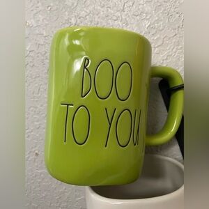 Rae Dunn Green 'Boo To You' Mug